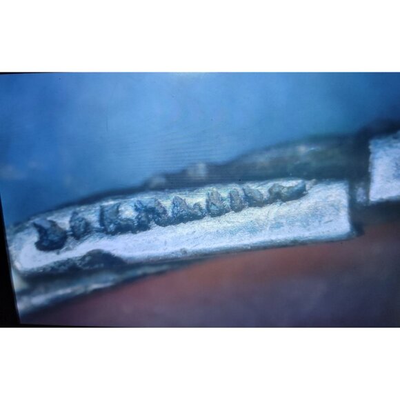 Designer Signed Sterling Carnelian Brooch Germany Makers Mark Vintage 925 Silver - Picture 8 of 8